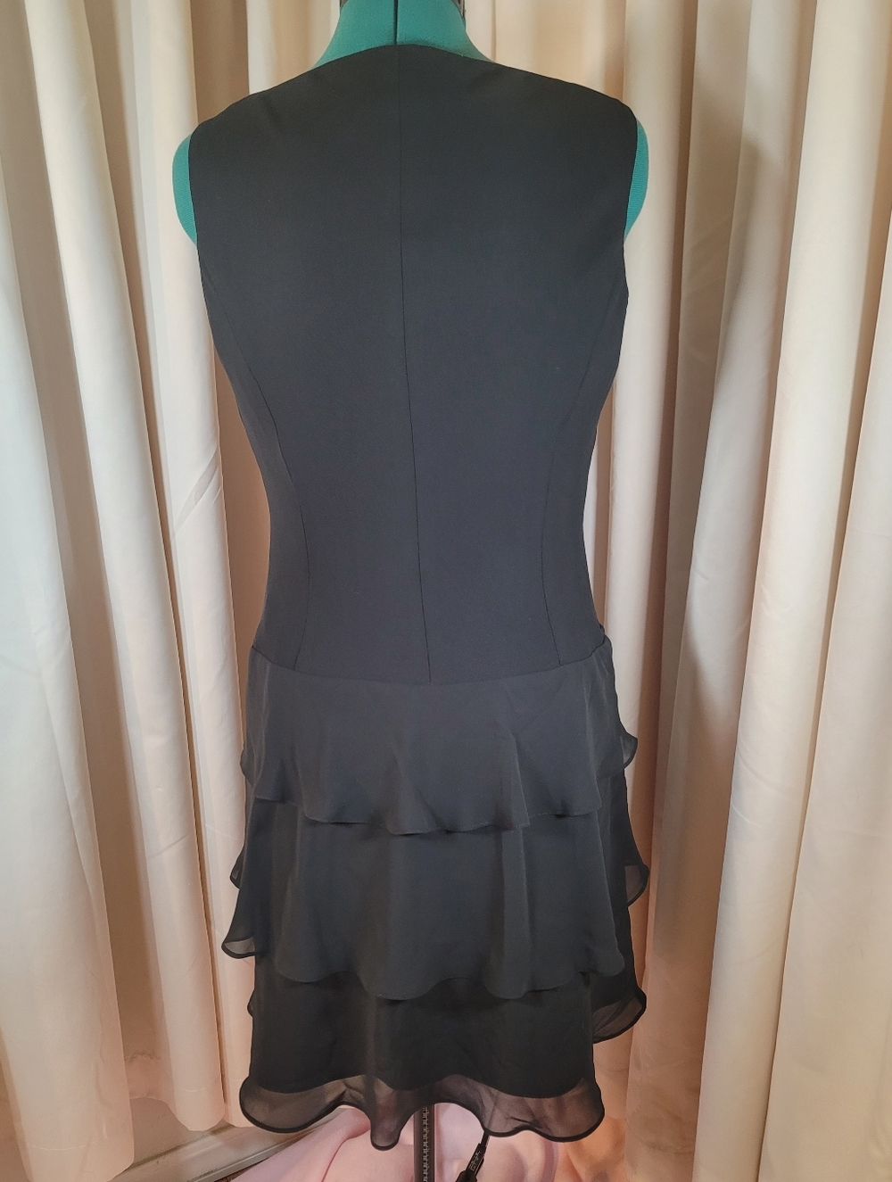 0928. EUC ~ Sexy Little Black Dress ~ Evan Picone ~ 14 ~ - Picture 5 of 8